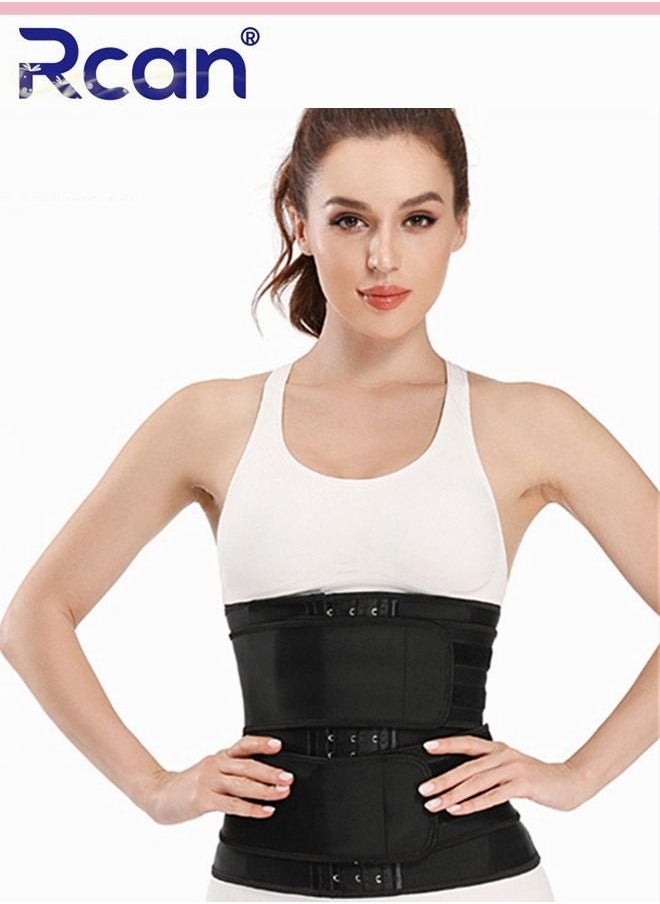 Rcan Waist Trainer Belt for Women Men Adjustable Slimming Body Shapewear Helps Abdominal Aerobic Exercise Breathable Tummy Band Sports Girdles  - Image 1