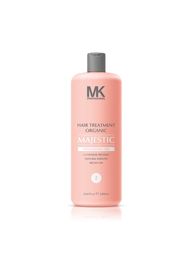 MAJESTIC MK PROFESSIONAL Organic Hair Straightening Therapy 1000ml - Image 5
