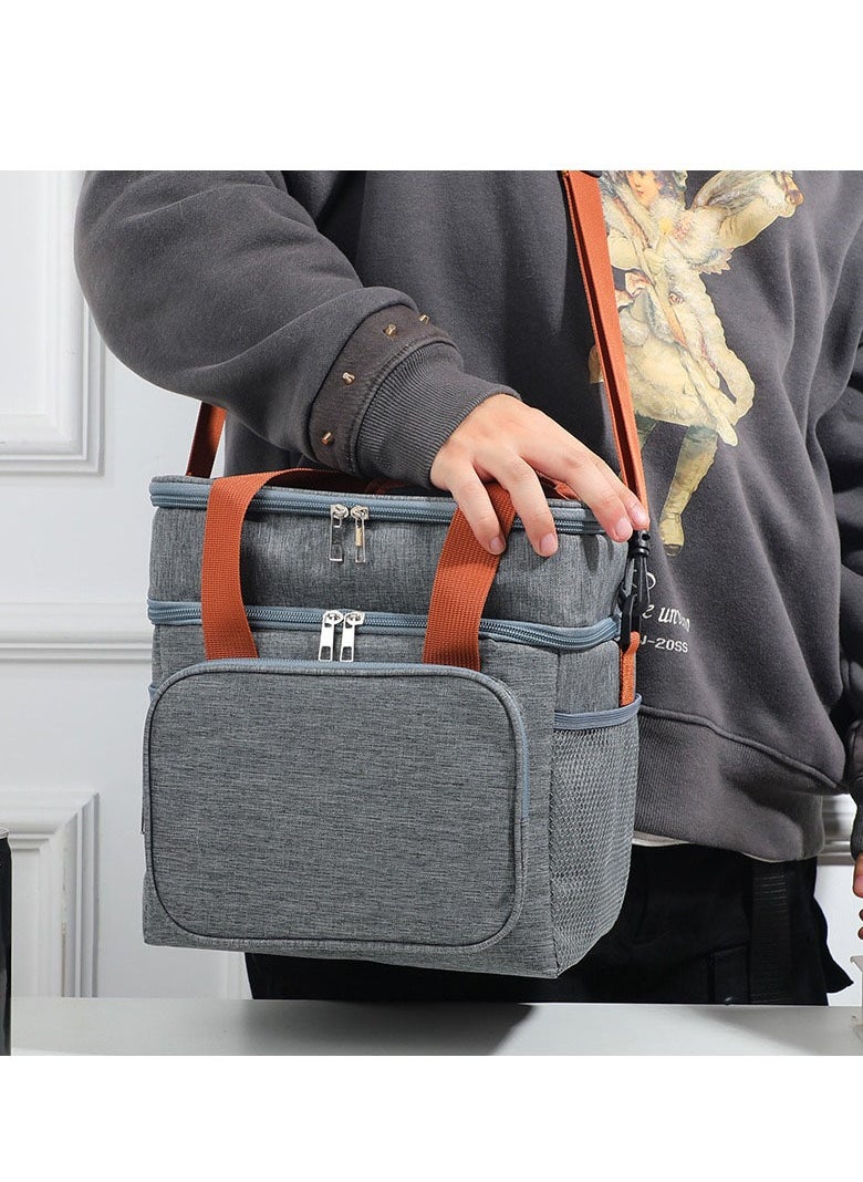 Arabest Lunch Box , Hot & Cold Insulated Lunch Bag , Lunch Bag Aluminum Foil Insulated Lunch Bag for Office/Picnic  - Image 5