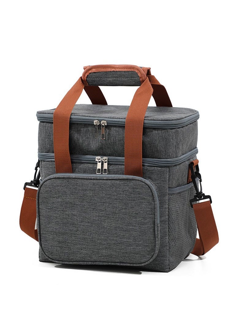 Arabest Lunch Box , Hot & Cold Insulated Lunch Bag , Lunch Bag Aluminum Foil Insulated Lunch Bag for Office/Picnic  - Image 1