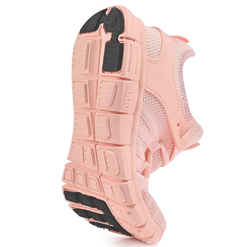 INZCOU Running Walking Shoes Lightweight Tennis Shoes Non Slip Gym Workout Shoes Breathable Mesh Walking Sneakers Pink 9women / 8men - Image 4