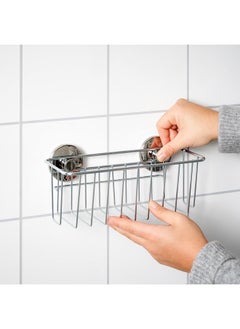 Zaboon Corner Shelf Unit With Suction Cup, Zinc Plated, 20X11 Cm  - Image 5