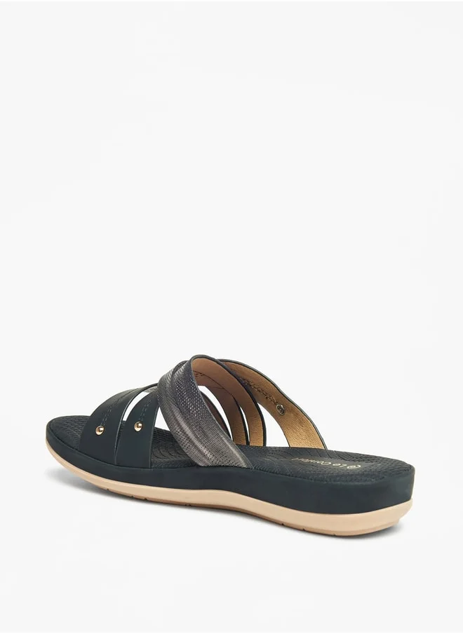 Le Confort Strappy Slip-On Flat Sandals