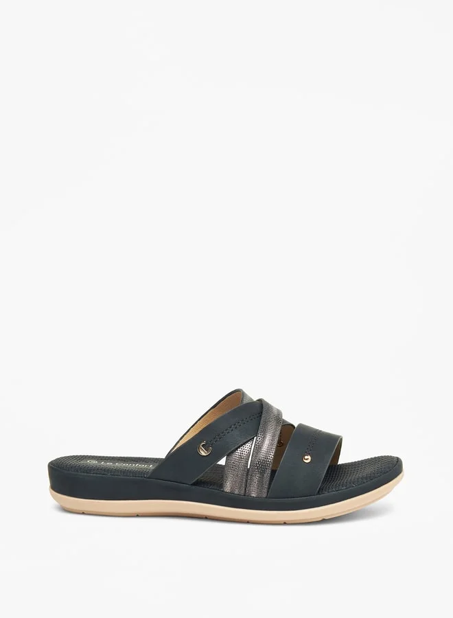 لو كونفورت Strappy Slip-On Flat Sandals