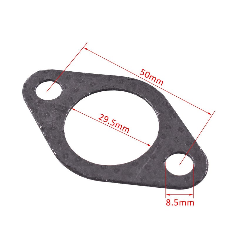 KANECJDL Exhaust Header Pipe for Predator 420 301cc 8hp GX240 270 390 Mini Bike Go Kart Golf Cart Mud Boats Lawnmower OHV Clone Engine - Image 5