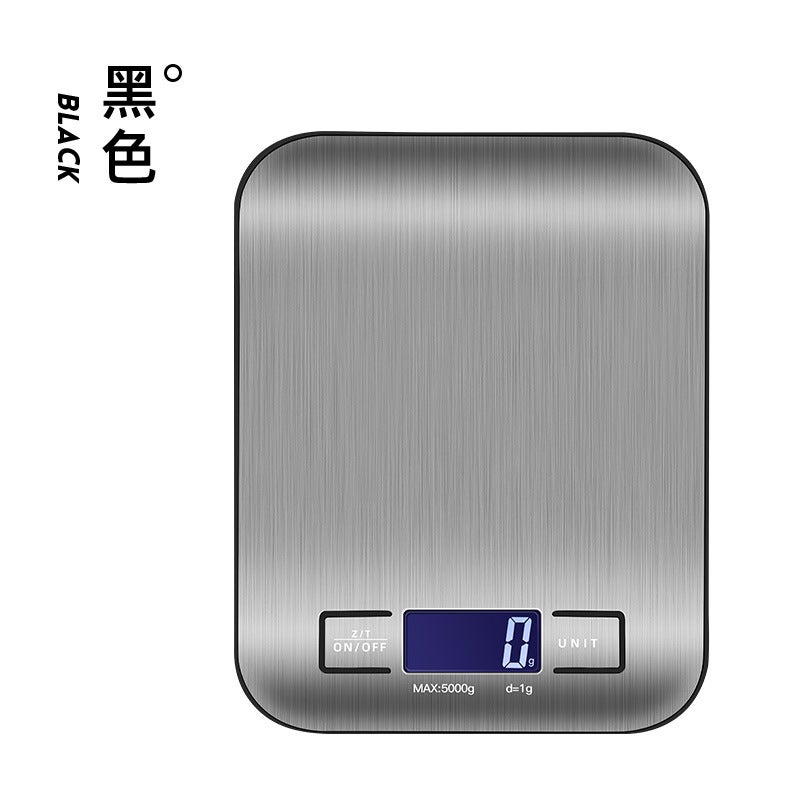 Rechargeable kitchen scale high precision 5kg small kitchen electronic scale 10kg small platform scale Food small electronic scale foreign trade Three-use models (note color specification) 