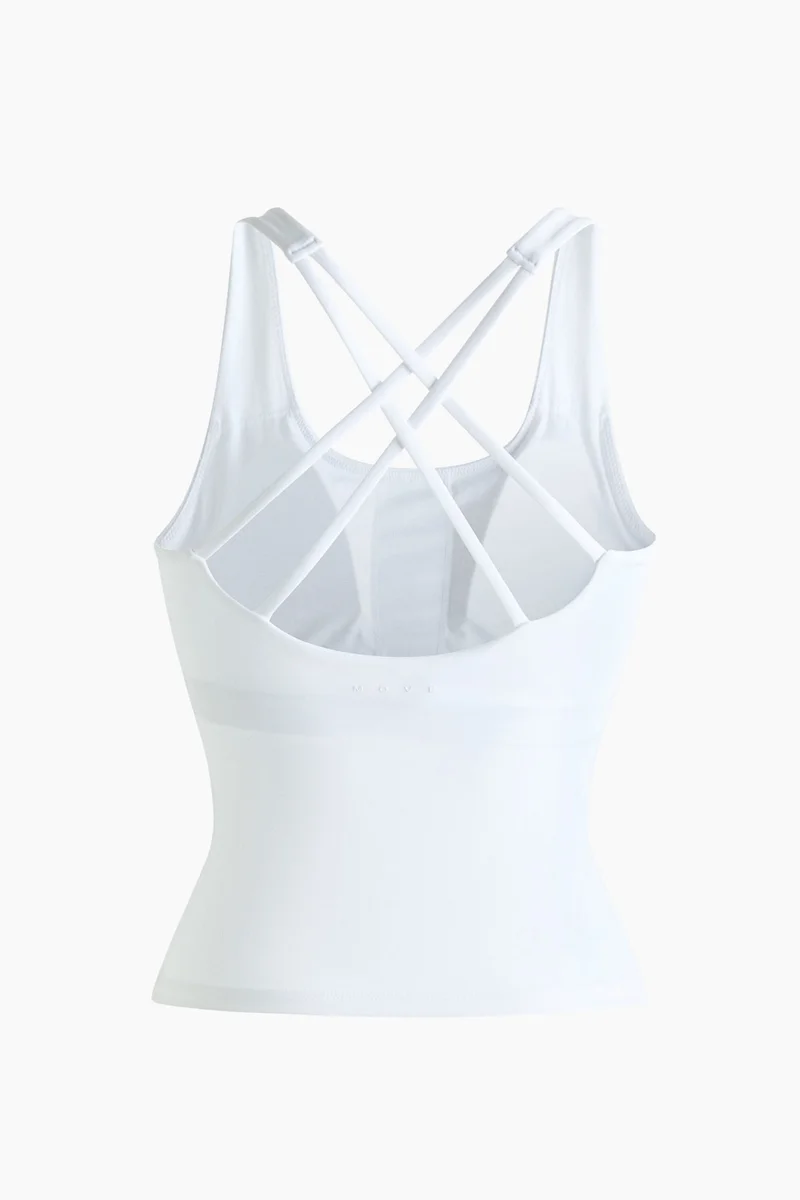 H&M  Sports vest top with SoftMove™ for Women | Best Price UAE