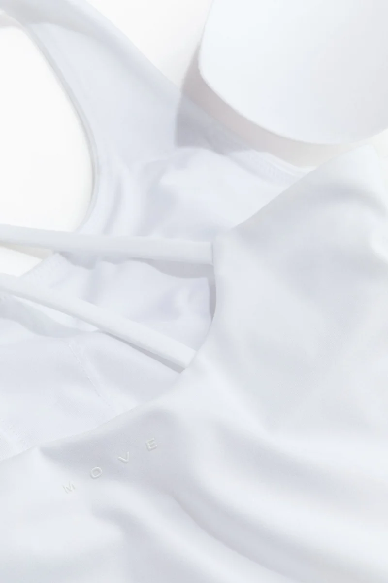 H&M  Sports vest top with SoftMove™ for Women | Best Price UAE