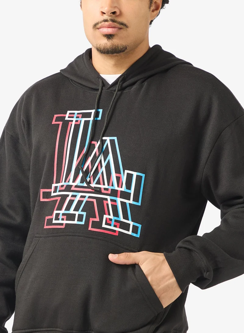 Seventy Five  Graphic Print Hoodie for Men | Best Price UAE