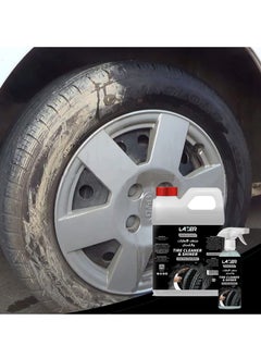 LAZER Lazer Wheel Tire Cleaner & Shiner Spray 500ml, Long Lasting, Removes Dust, Tire Shine Spray, Tires Polish, Foaming Spray, Wheel Gloss Finishes, For Alloy, Chrome, For All Type Vehicles  - Image 3
