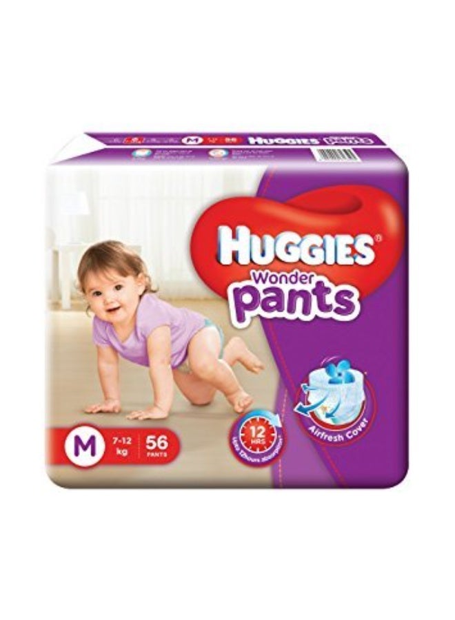 HUGGIES WONDER PANTS MEDIUM SIZE 56 PCS - Image 1