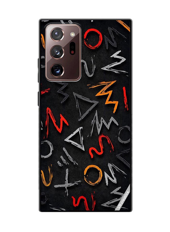 VR CREATIVE Protective Case Cover For Samsung Galaxy Note20 Ultra 5G Abstract Design Multicolour - Image 1