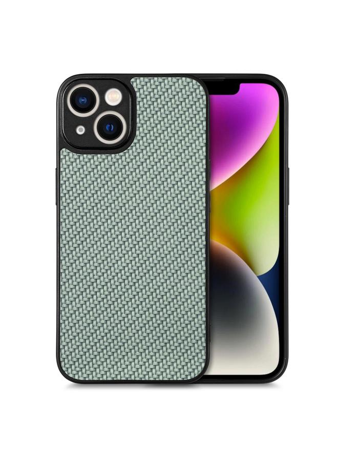S-TOP Case For iPhone 14 Carbon Fiber Texture Leather Back Cover Phone Case - Image 1