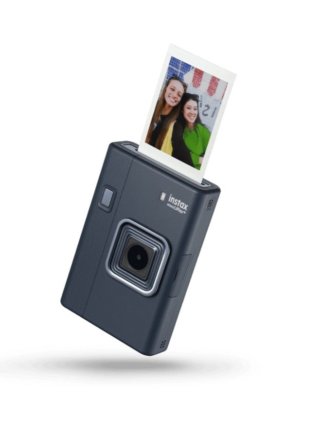 FUJIFILM Instax Mini LiPlay+ Hybrid digital instant film camera and photo printer - (Blue color), with rear 6 x 4 cm LCD screen, sound recording capabilities, Dual cameras - main and wide-angle selfie, Midnight - Image 5
