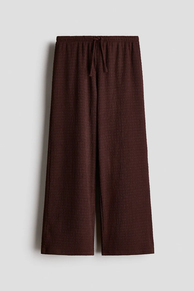 H&M Textured jersey trousers