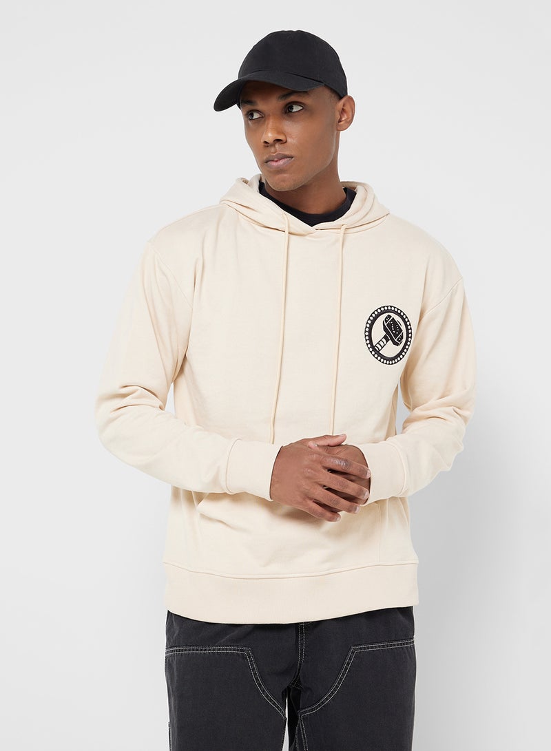 MARVEL Thor Men'S Oversized Pullover Hoodie - Image 2
