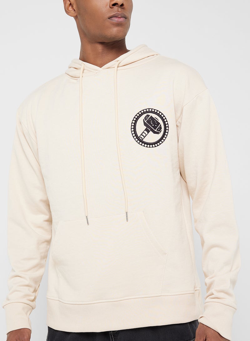 MARVEL Thor Men'S Oversized Pullover Hoodie - Image 3