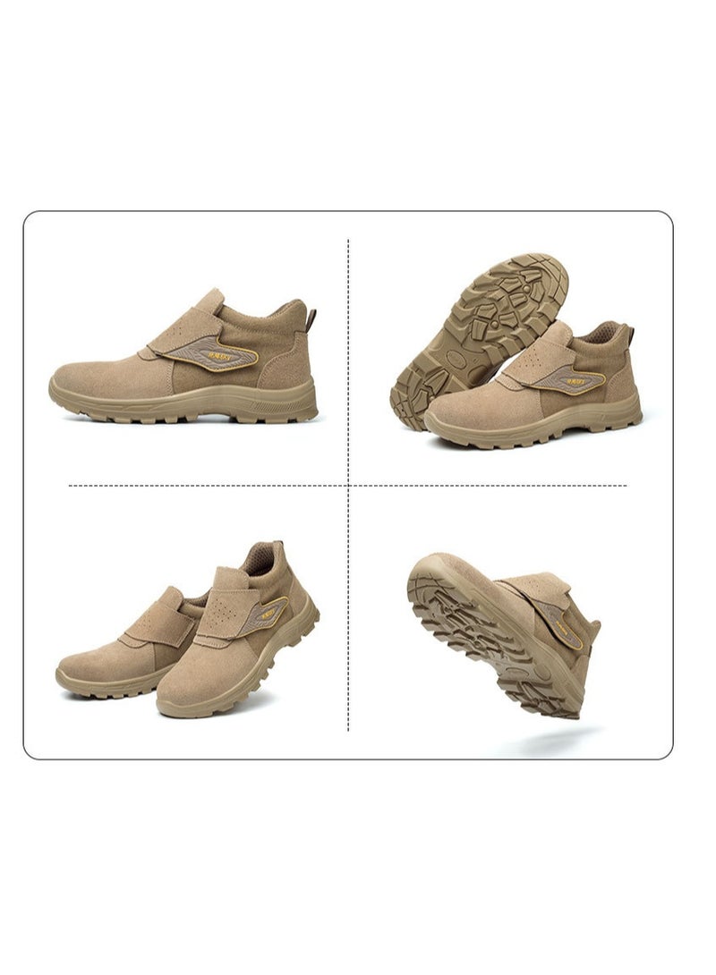 NIBEMINENT Labor Insurance Shoes Electric Welding Anti-scalding Anti-smashing Anti-piercing Insulation and Wear-resistant Safety Shoes - Image 4