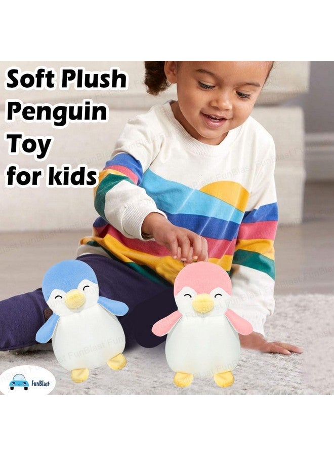 فنبلاست لعبة بطريق صغيرة ناعمة من فن بلاست - عبوة من لعبتين ناعمتين من القطيفة على شكل بطريق، ألعاب قطيفة محشوة، ألعاب ناعمة من القطيفة للبنات والأولاد والأطفال، ألعاب قطيفة قابلة للعناق، ديكور منزلي ناعم - 17 سم (متعدد الألوان) - Image 5