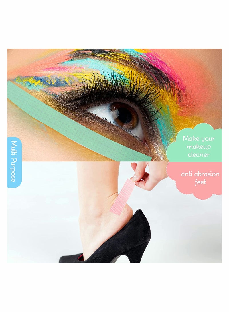 KASTWAVE Eyelash Extension Tape, Breathable Lash Tape Beauty Eyelash Tape Fabric Tape with Heart-shaped Tape Dispenser Cutter - Image 3