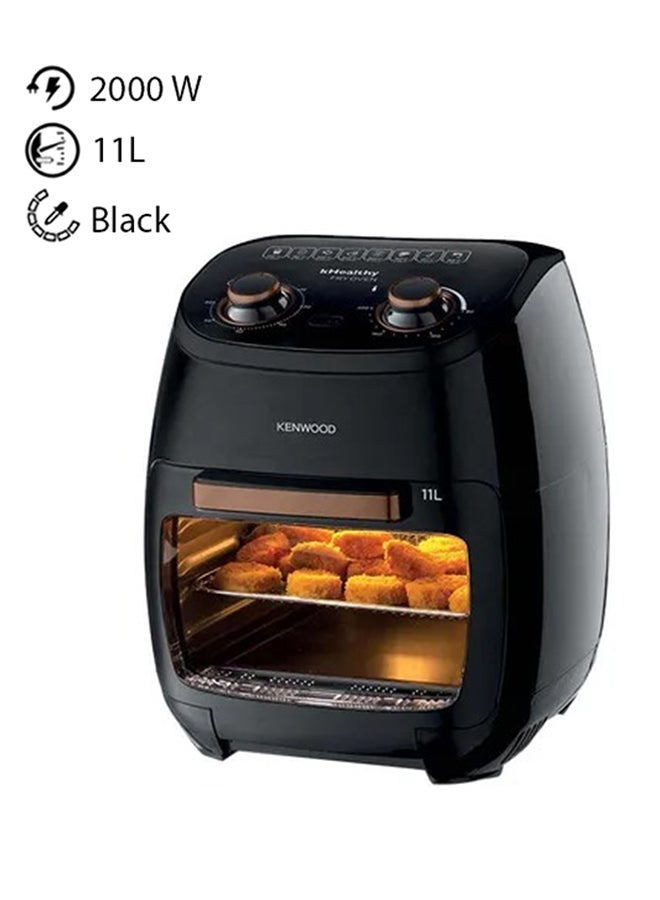 KENWOOD Air Fryer, Multi-Functional, Microwave Oven 11 L 2000 W HFP90.000BK Black - Image 1