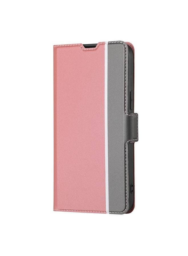 اس-توب جراب هاتف OnePlus Ace 3V 5G من الجلد مع أزرار جانبية من نسيج قطني - Image 2