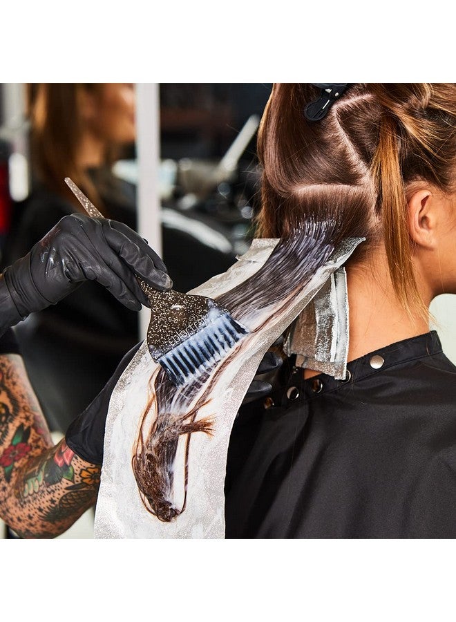 Colortrak Galaxy Glitter 2 Piece Hair Brush Set for Highlighting and Coloring Hair Sections, Includes 2.5 Inch Wide Celestial Glow Soft Bristle Brush, 3 Inch Wide Meteor Shower Stiff Bristle Brush - Image 3