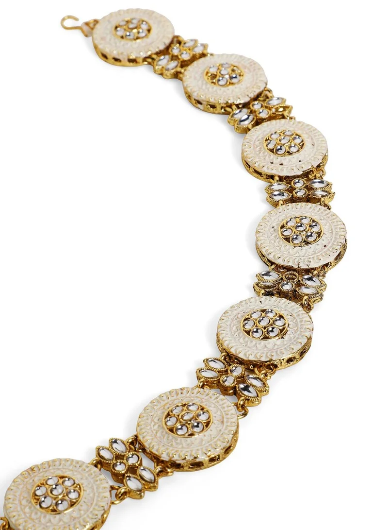 Priyaasi Kundan Studded Matha Patti Head Jewellery