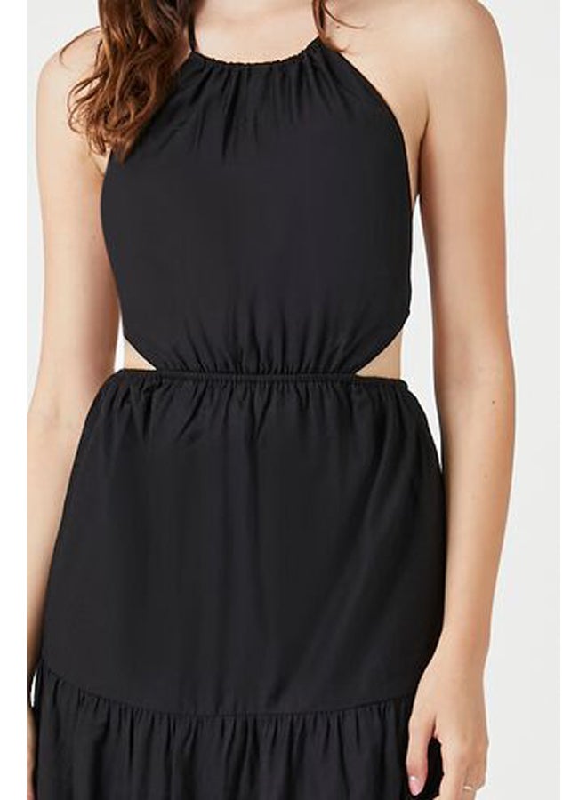 FOREVER 21 Tiered Halter Midi Dress  - Image 5