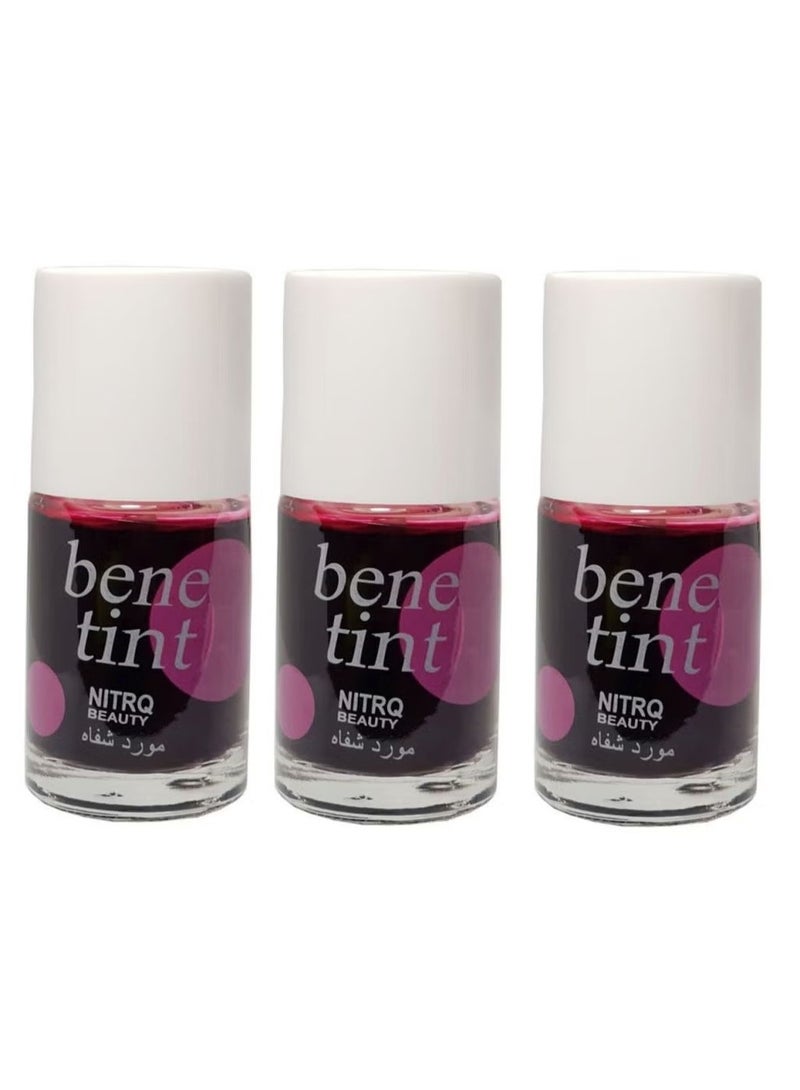 Nitrq Beauty 3 PCS OF Bevetnnt Cheek And Lip Duo Pink - Image 1