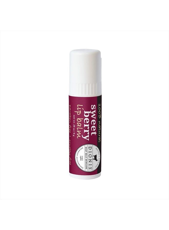 Dionis Goat Milk Skincare Sweet Berry Scented Lip Balm (0.28 oz) - Made in the USA - Cruelty-free and Paraben-free - Image 2