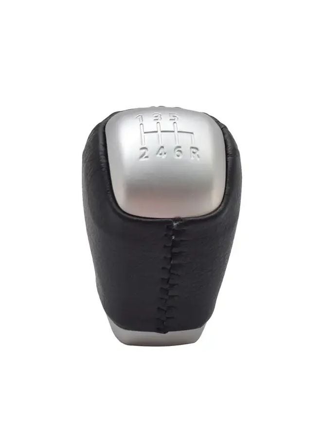 Black Leather Manual 6 Speed Gear Shift Knob For Land Rover LR024721 Sports - Image 1