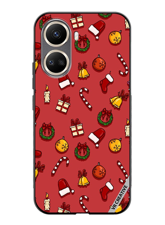 VR CREATIVE Protective Case Cover For Huawei Nova 10 SE Christmas Symbols Design Multicolour - Image 1