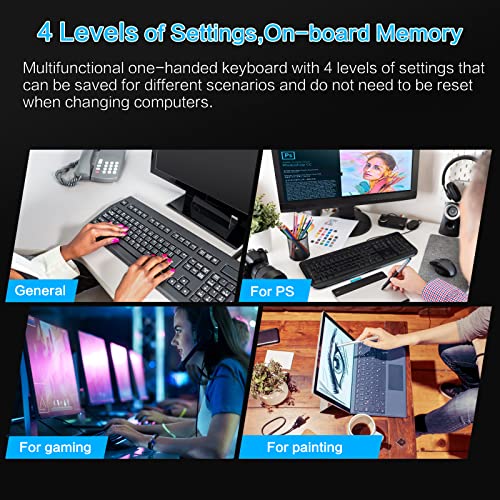 Koolertron 9-Key Mechanical Numpad with 2 Programmable Knobs, LED Backlit Macro Gaming Keyboard, Fully Customizable Numeric Keypad for PC - Image 5