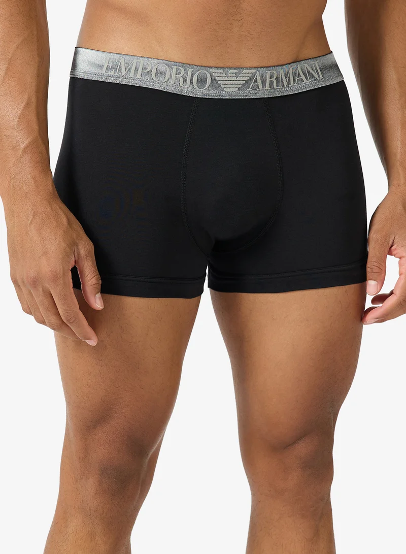 3 Pack Of Logo Boxers