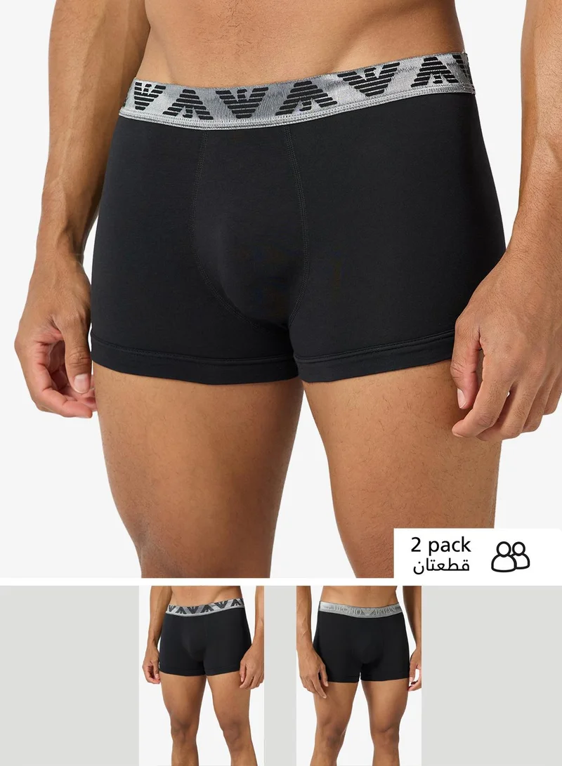 3 Pack Of Logo Boxers