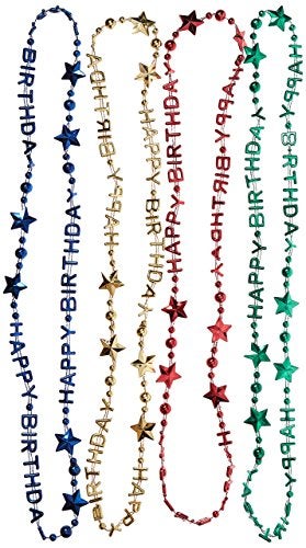 Beistle Multi-Color Happy Birthday Beads-Of-Expression - Image 1