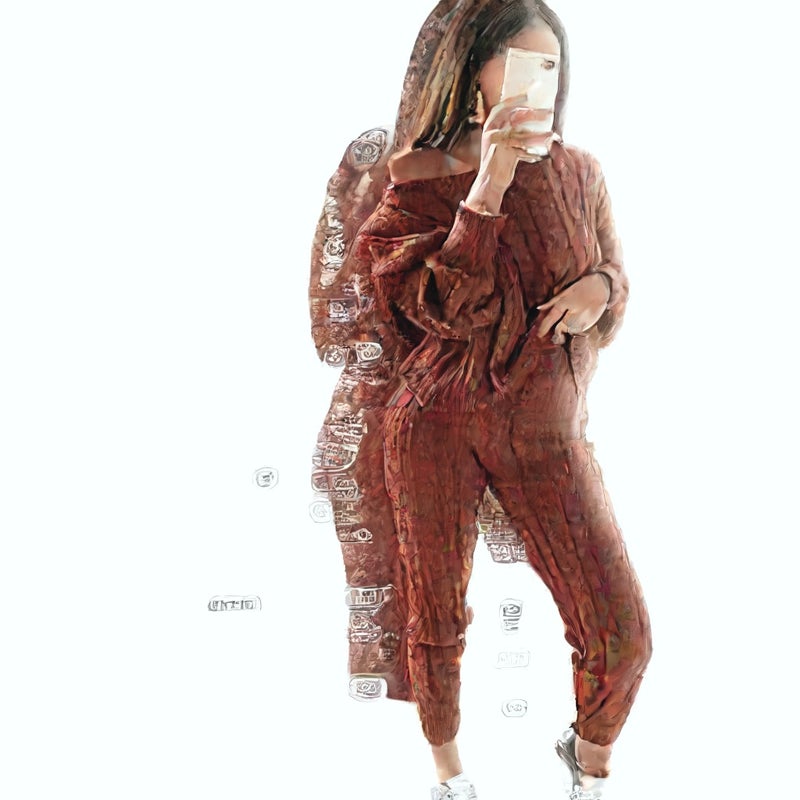 Women's Sweater Set, Fashion Knitwear Pullover - Image 4