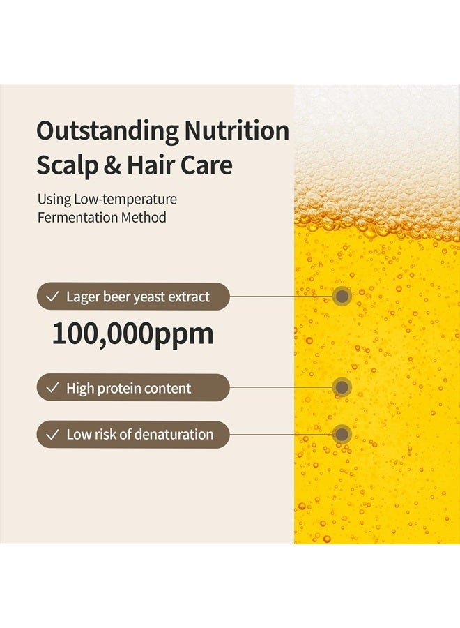 BENTON Beer Yeast Shampoo, Hair Loss Relief Biotin Shampoo for Thinning Hair – Volumizing, Regrowth Therapy, Scalp Calming – Paraben, Sulphate Free - 16.0 fl.oz. - Image 3