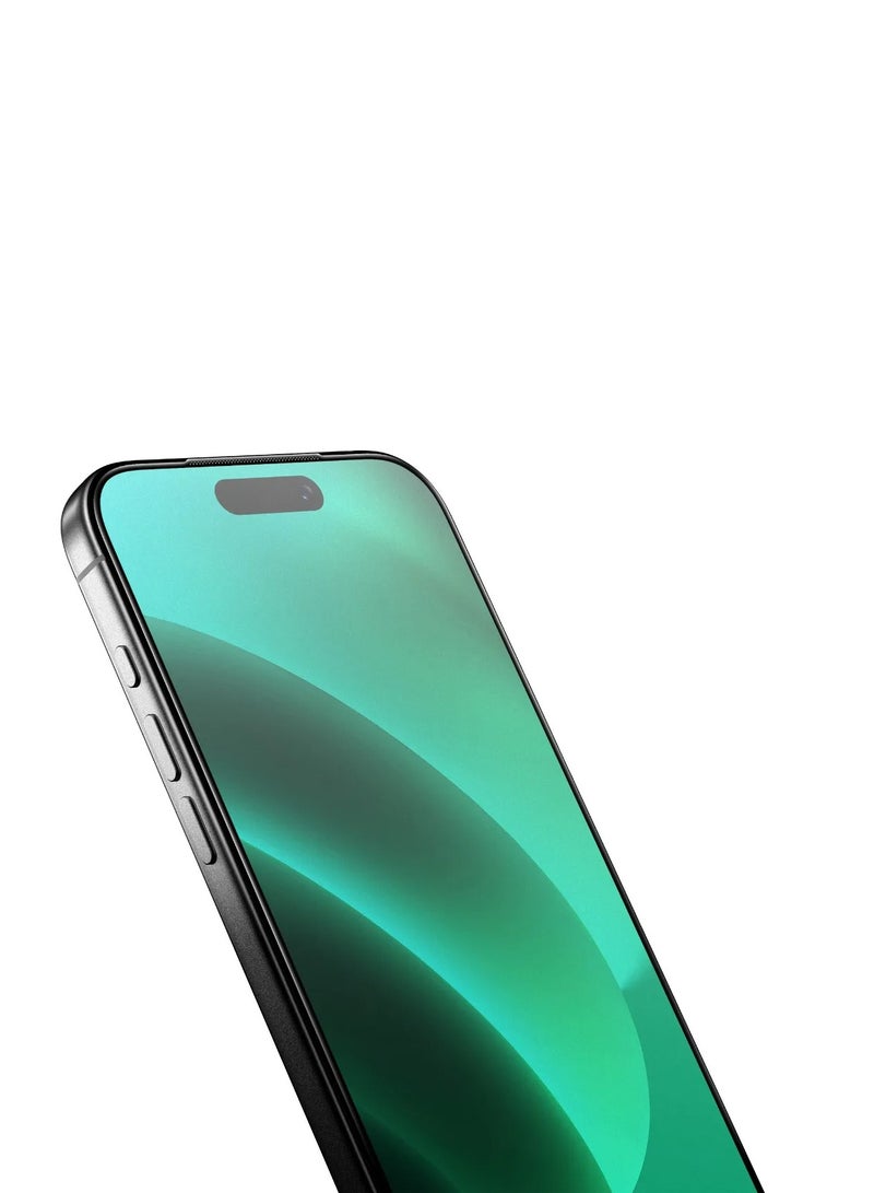 GREEN LION iPhone 17 Pro Screen Protector / 9H Steve Matte Strong Full Glass Protector - Image 1
