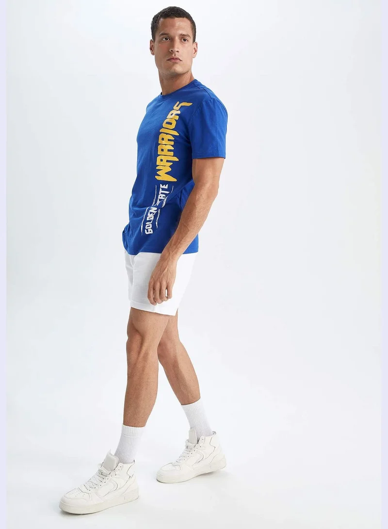 DeFacto Man NBA Golden State Warriors Licenced Knitted T-Shirt