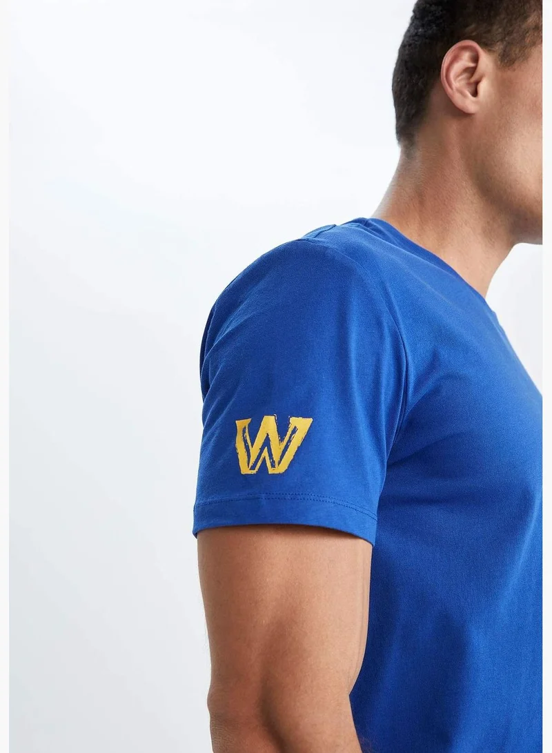 DeFacto Man NBA Golden State Warriors Licenced Knitted T-Shirt