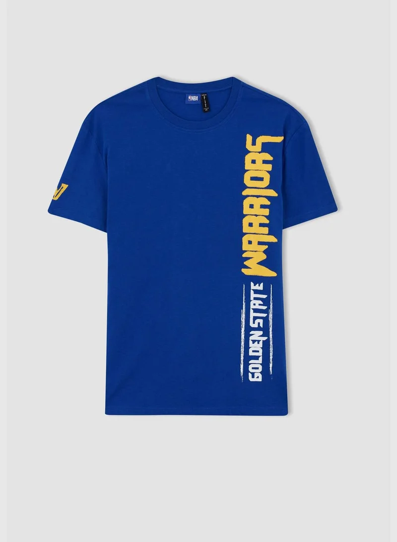 DeFacto Man NBA Golden State Warriors Licenced Knitted T-Shirt