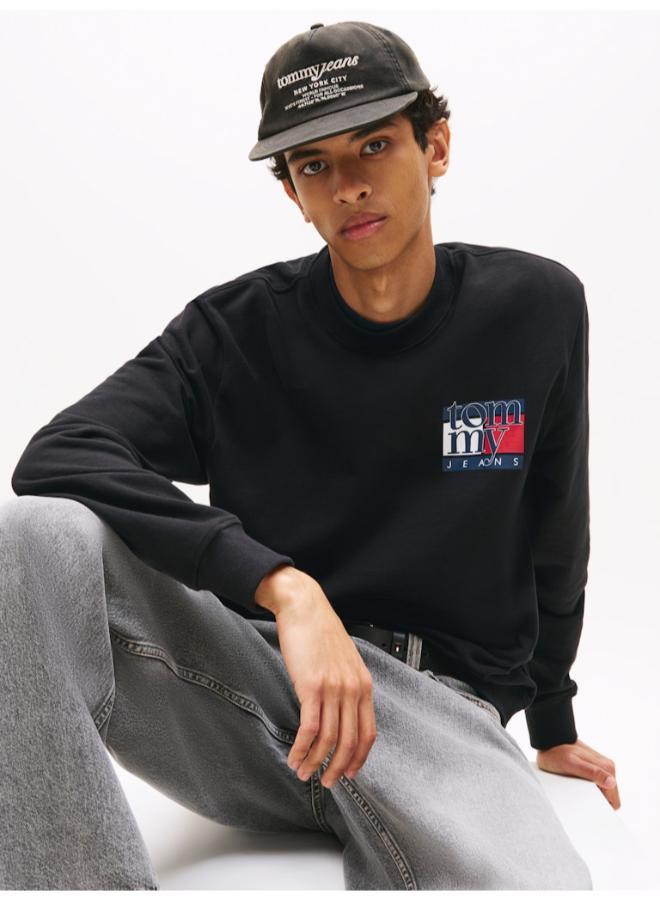 TOMMY JEANS Graphic Crew Neck Sweatshirt - Image 3