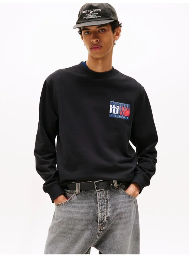 TOMMY JEANS Graphic Crew Neck Sweatshirt