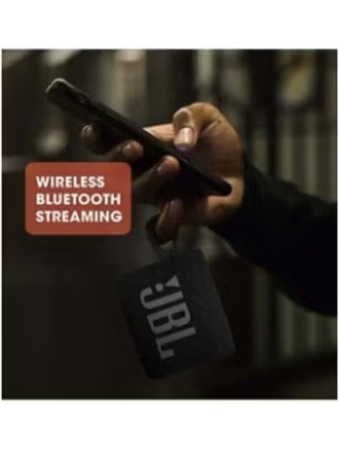 JBL GO 3 Portable Bluetooth Speaker Black - Image 4