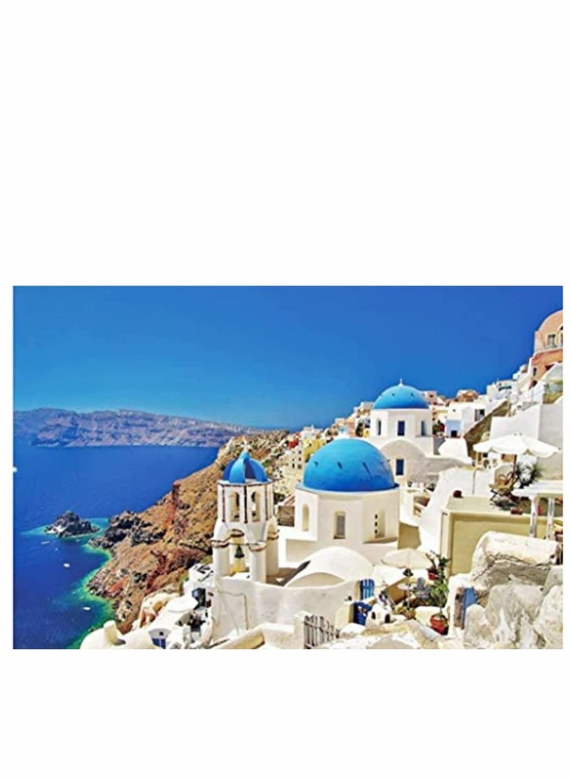 Children's Adult Educational Decompression Toys 1000 Piece Puzzles for Adults Kids – Space Passenger, Aegean Sea Jigsaw and Many Floor Puzzle  Birthday Gifts - Image 3