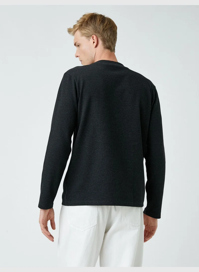 KOTON Turtleneck T-Shirt Long Sleeve