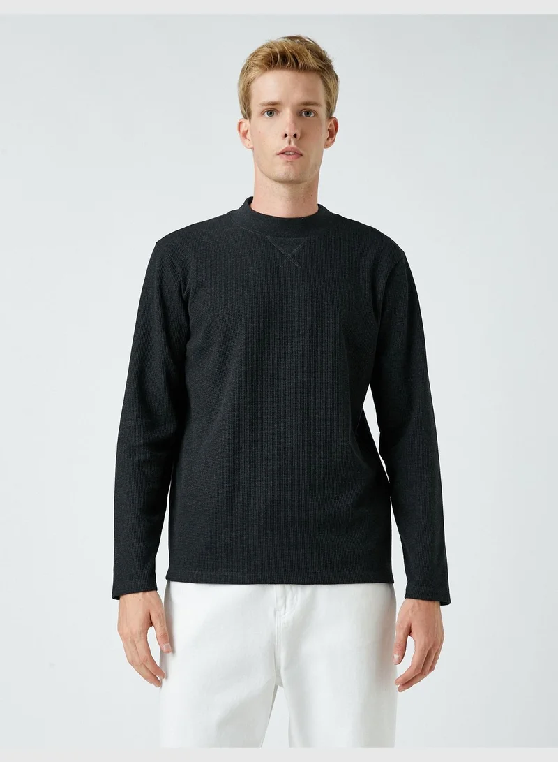 KOTON Turtleneck T-Shirt Long Sleeve