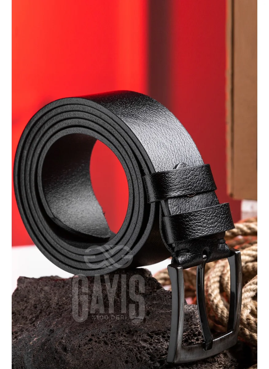 Gayış Gayis Buffalo Leather Men's Jeans Belt - Men's Gift Belt - Dowry Belt